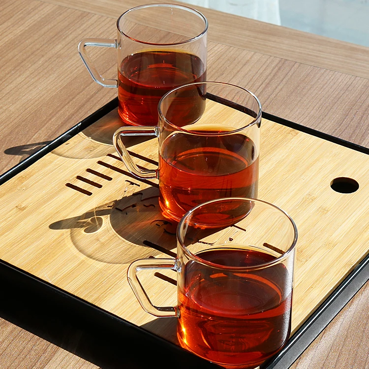 
Best Selling Heat Resistant Glass Coffee Tea Mug With Handle 