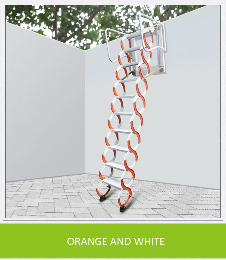 Hot Sell Widened Metal Attic Folding Stairs