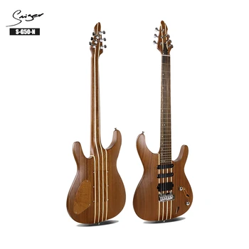 guitar electric neck through body conjoined left larger