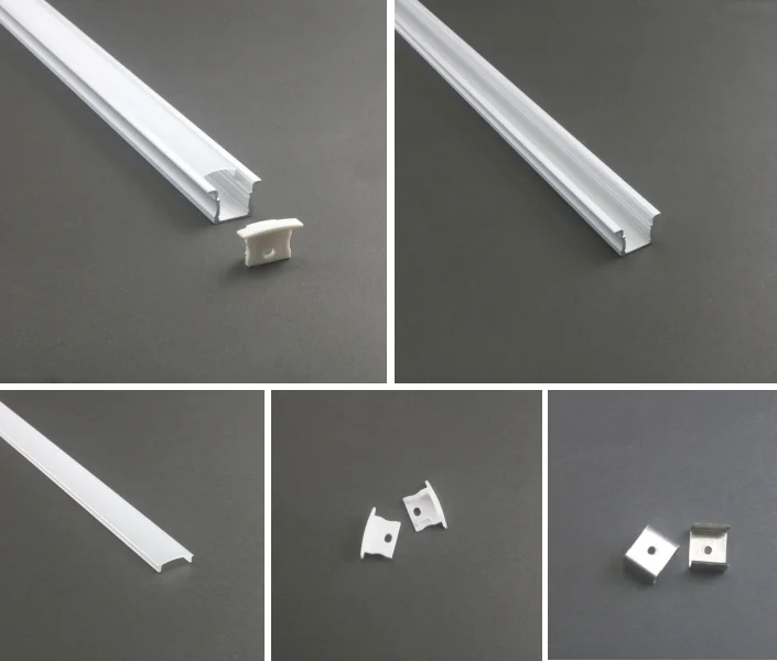 LS-054 Decorative Wall Lighting Light Aluminum LED Lighting Fixture Extrusion Profile For 12mm LED Strip