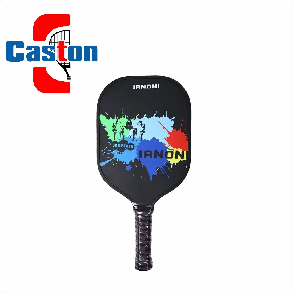 

outdoor sports graphite pickleball rackets, Black