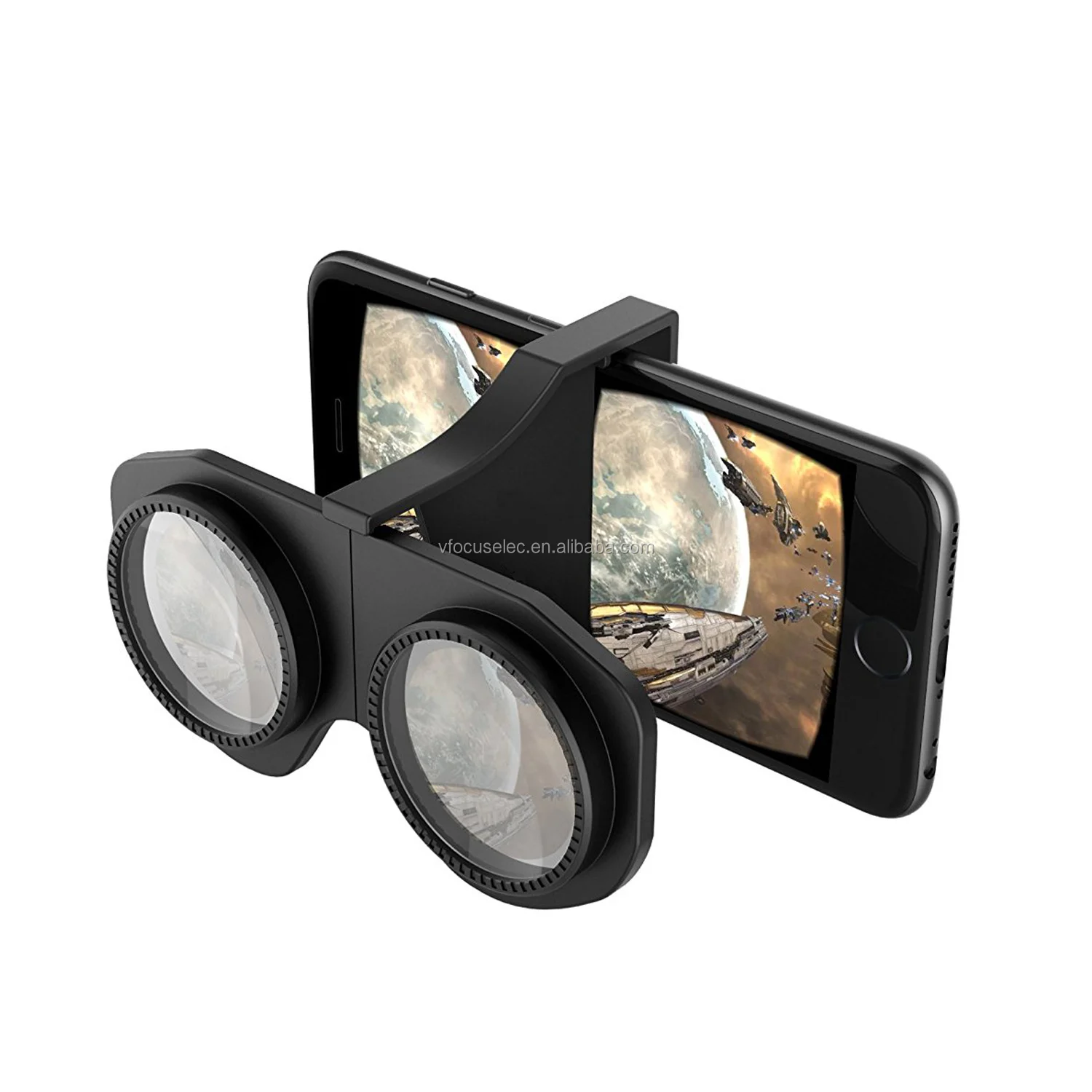 

2018 Mini 3d Foldable VR Headsets with HD VR Lens for 3.5-6.0 inches mobile phone, Customized color