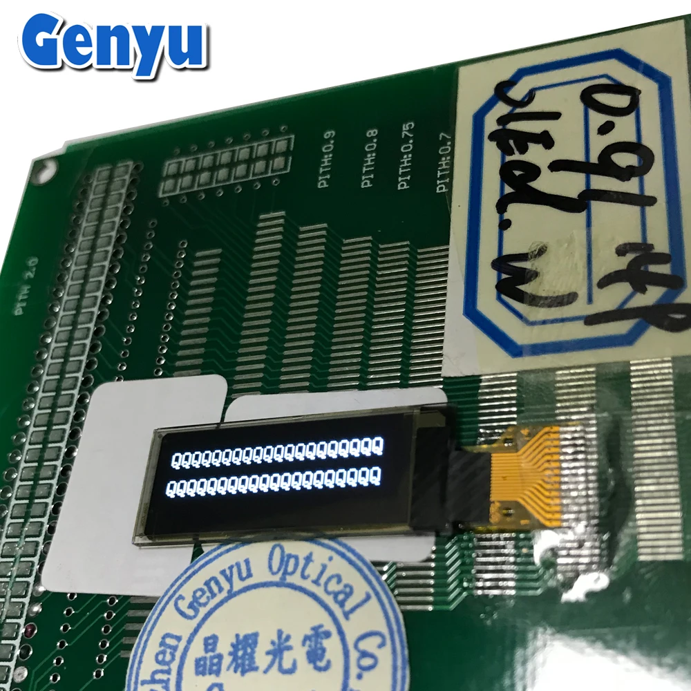 Genyu 0.91 inch small mono oled micro display 128x32 12/15/14 pin 12pin 15pin FPC white or blue lcd controller board 4SPI