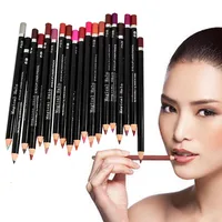 

New Hot Professional Wood Lipliner Pencils Long Lasting Lip Liner Pen