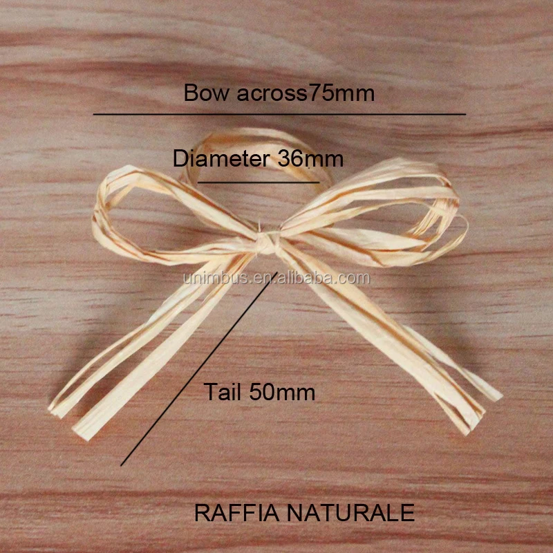 using raffia ribbon
