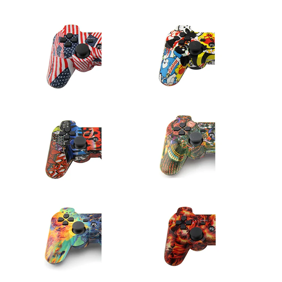 

Custom Design Wireless Gamepad Joystick Game Controller Dual Vibration For PS3 Joypad Made In China, Assorted colors