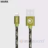 Mark Delta series Camouflage Data cable 1.2M Type C 2.4A fast charging cable Micro Durable PET usb cable for iPhone x JE-227