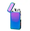 2018 New Arrival Custom LOGO Double ARC Pulse LIGHTER ,Windproof Electric Cigarette Lighter,Flameless USB Rechargeable Lighter