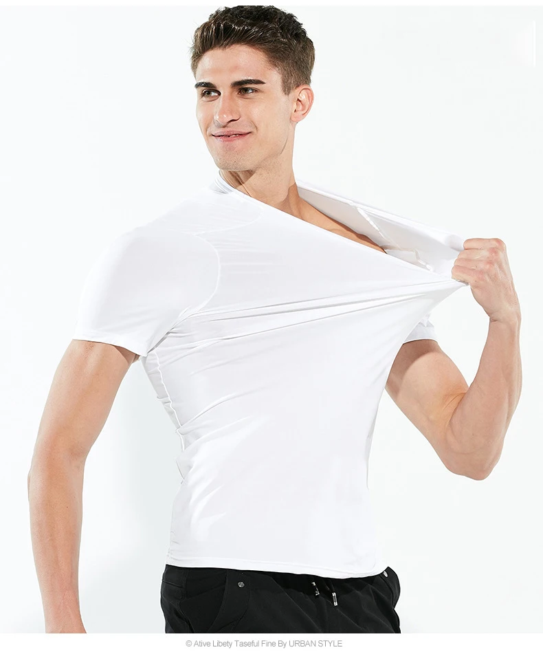 High Quality Custom Logo Printing Mesh Fabric Breathable Mens Off . White Water Proof T-shirt Custom Logo T Shirt Men