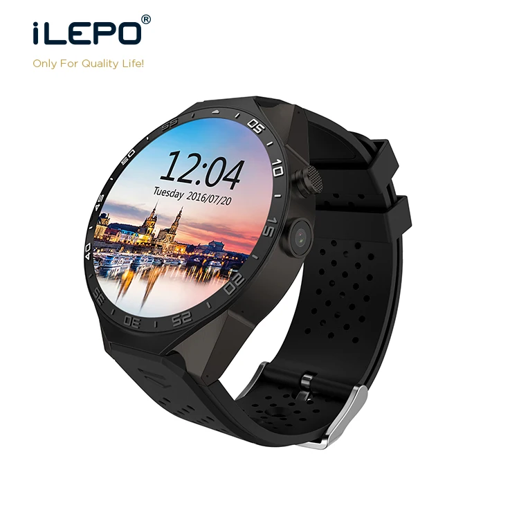 

3G wifi android gps smart watch kw88 spy camera google application custom watch face, N/a