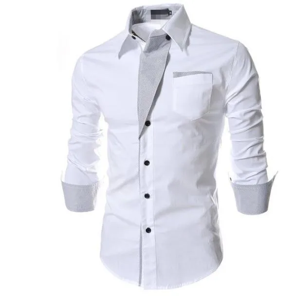 Stoota 2019 New Men Fashion Slim-Fit Shirt,Long Sleeve Casual Shirt,Dress Shirts
