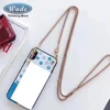 Cute Animal Minnie Cartoon Phone Case Soft Silicone Gel Protective Back Cover with Crossbody Gold Chain for iPhone XS Max