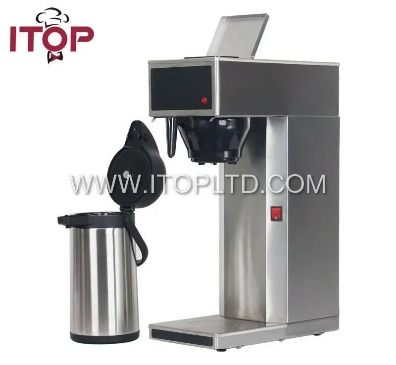 Stainless Steel Electric Drip Coffee Maker Filter Coffee Machine