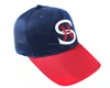 6 panel 3D sandwich thick air mesh embroidery baseball sport caps hats