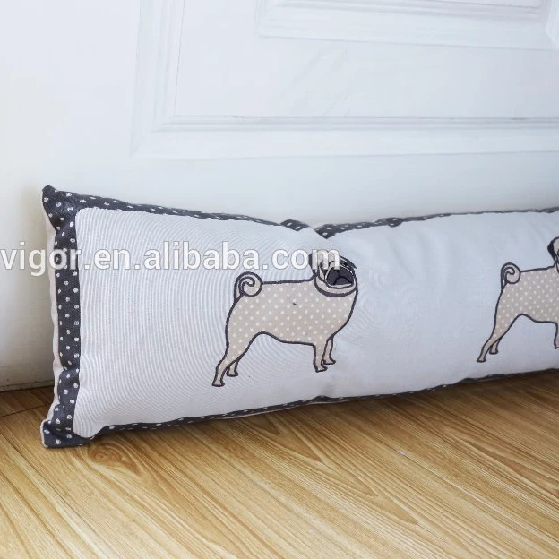 Pug Dog Draught Excluder Animals Insulator Door Cold Air