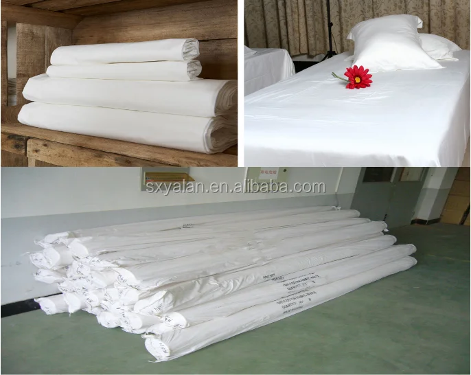 Plain Percale Fabric In Roll For Making Bed Sheet Hotel 100 Cotton