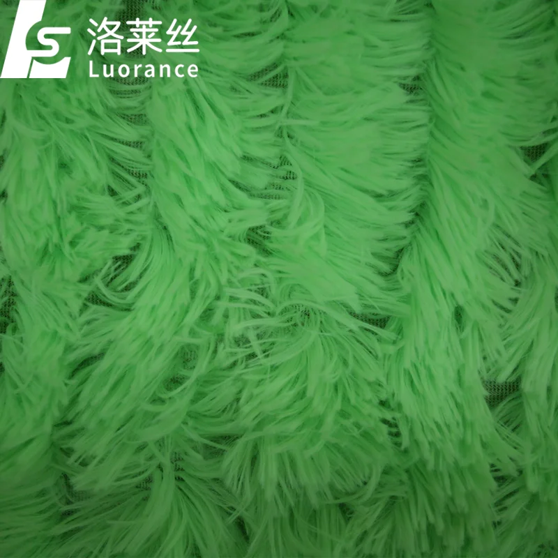 
wholesale green faux fur fabric  (60788165885)