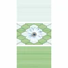3 Color and Light Green Vintage Bathroom Wall Tiles