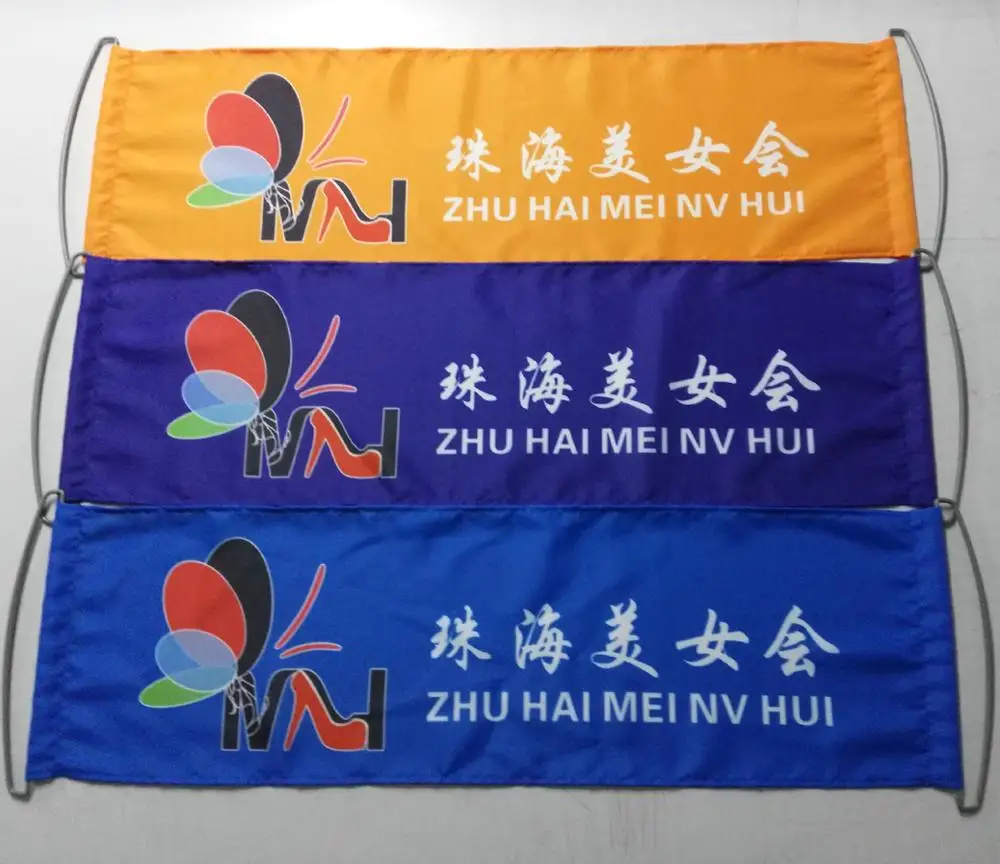 
Promotional Advertising Hand Scrolling Banner Hand Held Retractable Fan Banner 