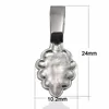 Beadsnice Jewelry Tray 925 Sterling Silver Pendant Bail Setting With Lace Edge ID3398