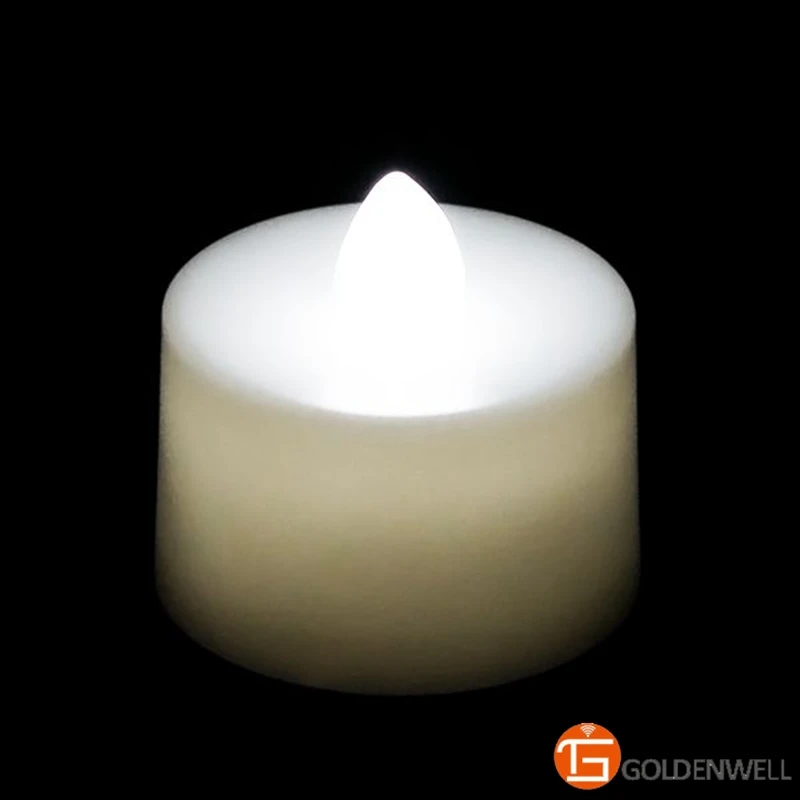 Battery Operated Led Tea Lights White Flickering LED Lights for Votives