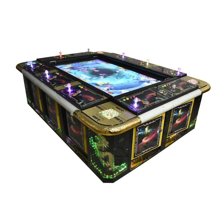 

OEM 86inch avoid EMP cabinet king of leopard fish game table with decoder box, As you like