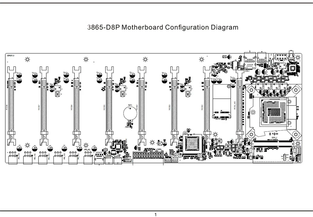 Motherboard Miner Machine 8gpu Cpu Fans Graphic Cards Rx580 570 480 470 1060 1070 1080ti P104 Atx Psu 1600w 1650w D3ram Ssd 1g Buy Mainboard Miner Motherboard 8gpu 6graphic Cards Etc