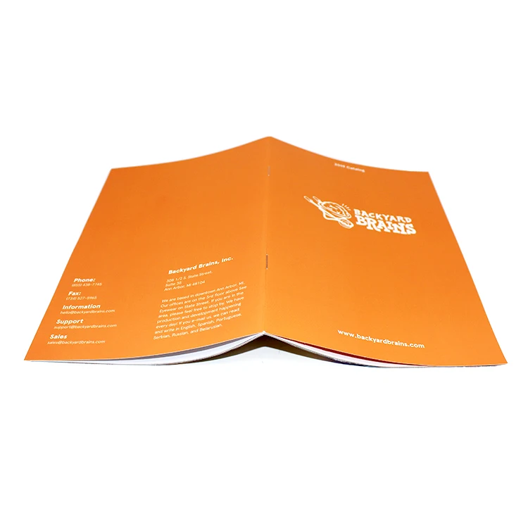
Custom printed cheap full color pinrting brochure A4/A5 softcover magazine books 