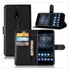 Card Slot Money Wallet Lichee Pattern Leather Case For Nokia 6 Flip Cover