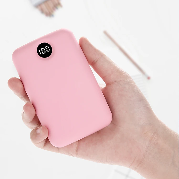 

OEM Mobile Power Supply, Power Bank Charger 10000mAh, Portable Gift Mini Power Bank LCD Screen Charger