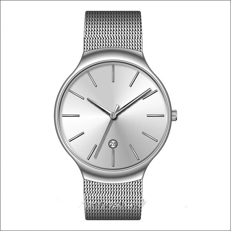 factory supply mens watch with mesh strap