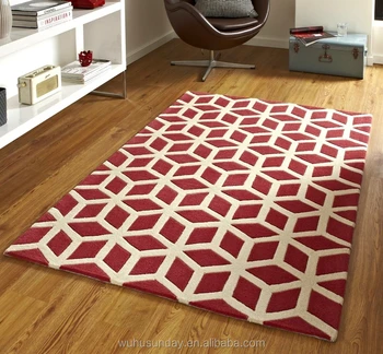 Popular Geometric Design Area Rugs Polyester Acrylic Carpets And