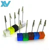 120mm cube shape colorful resin base with alligator metal clip holder