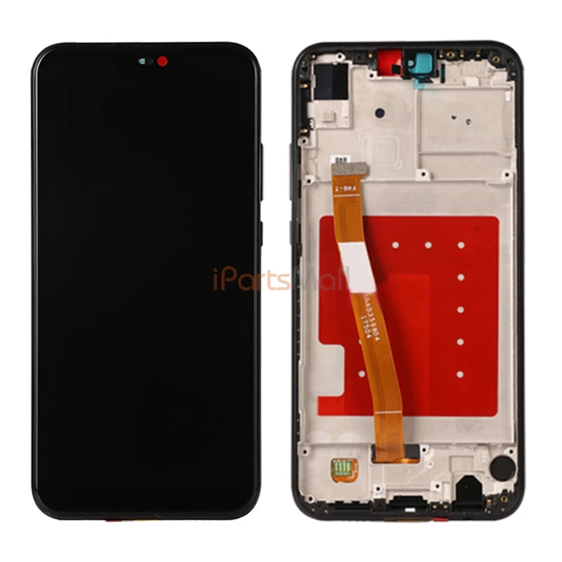 

For Huawei P20 Lite / Nova 3E LCD Display Touch Screen Digitizer Assembly With Frame - Black