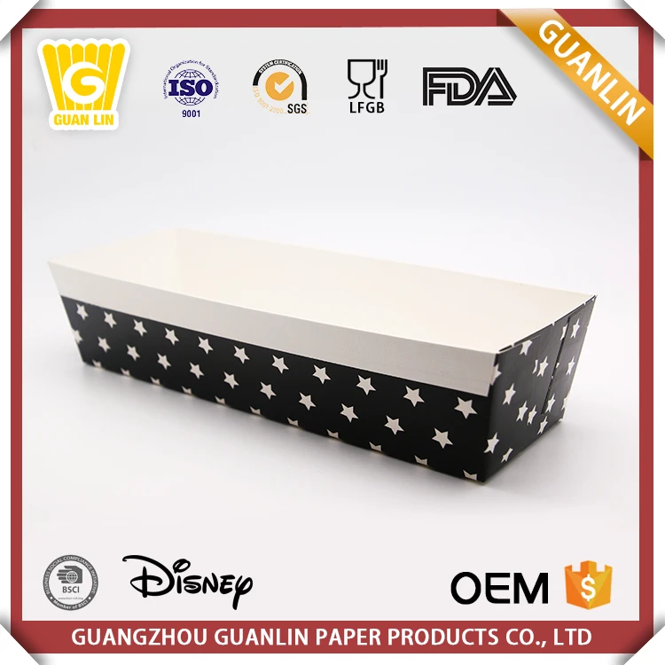 
Wholesale Price Different Color Style Rectangle C1S Art Paper Corrugated Paper Loaf Pan 