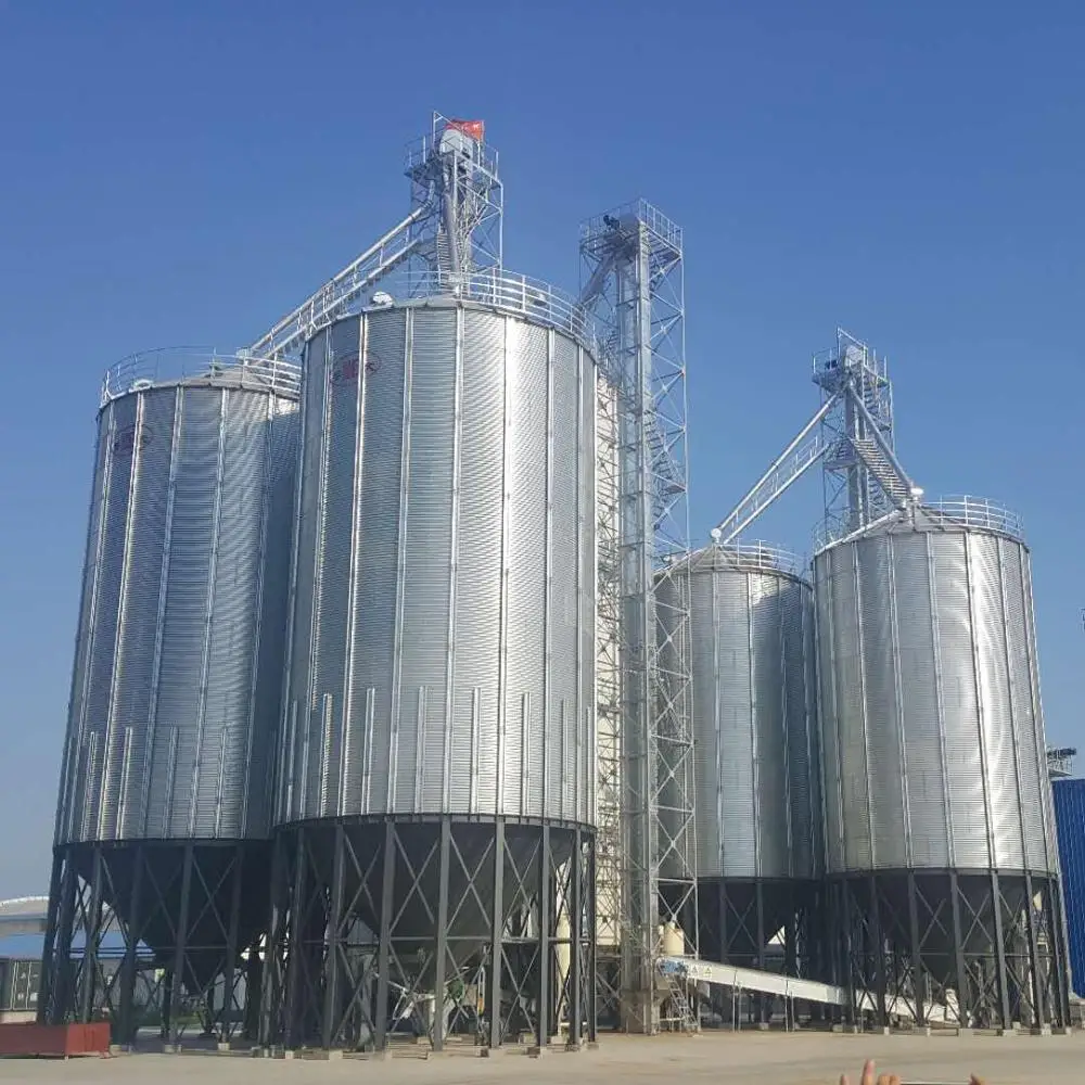 Rice Mill Silos Wheat Flour Mill Storage Grain Silos Cost - Buy Flour ...