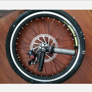Aluminium Alloy 20 Inch Bicycle Wheels With Disc Brake