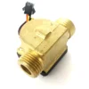 SEA YF-B13 DN15 Brass Water Flow Meter Sensor Copper Hall Sensor With Two Ends Male Thread Connection