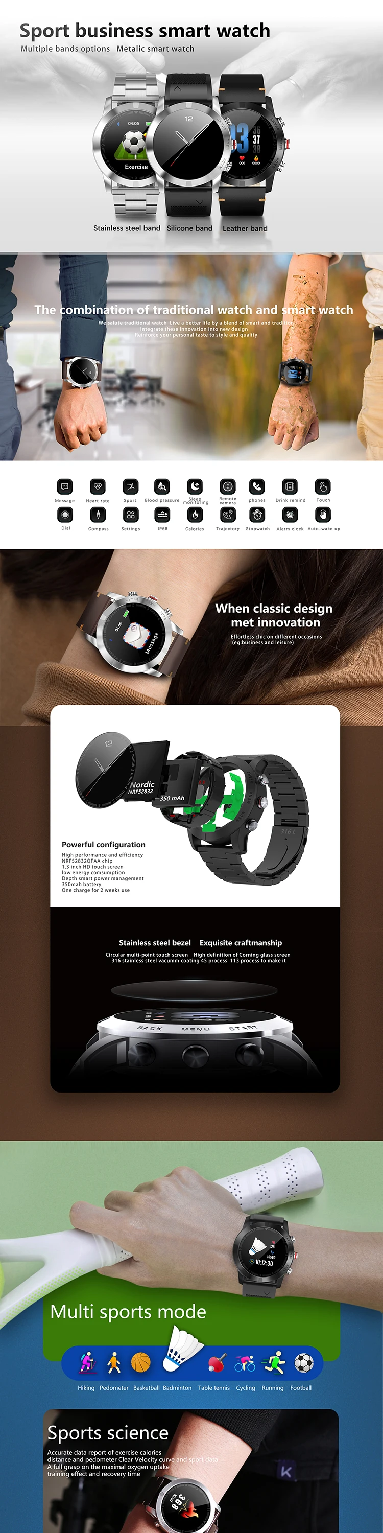 audi waterproof sport watch