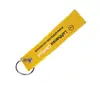 2017 Professional Embroidery Manufacturer Custom Woven Key Tag