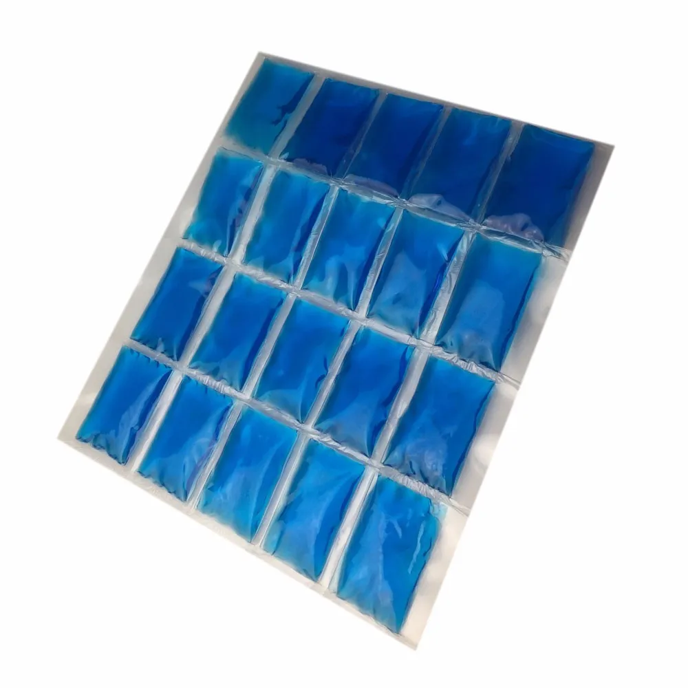 Grid Shape Soft Ice Pack Reusable For Keeping Food Fresh Grids Cube Ice ...