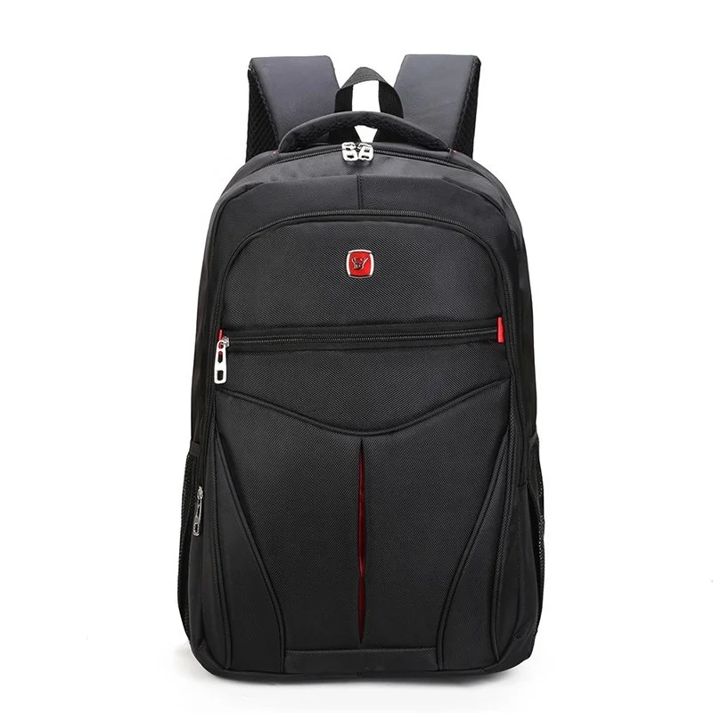 

Black color business travel laptop bags backpack 1680D cheap price school and college bags