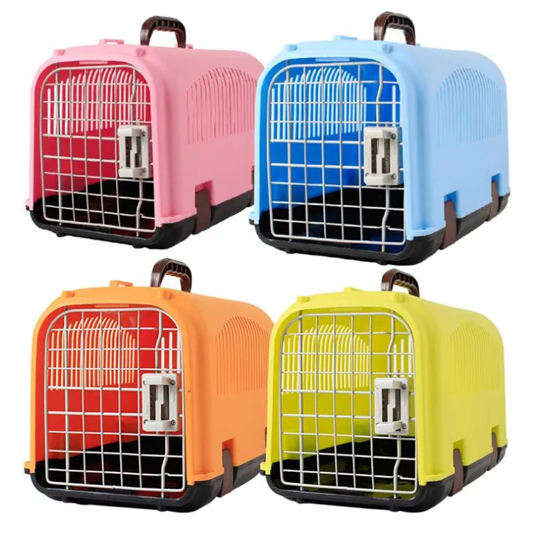 Wholesale Plastic Flight Dog Travel Carrier Pet Transport Box For Small
