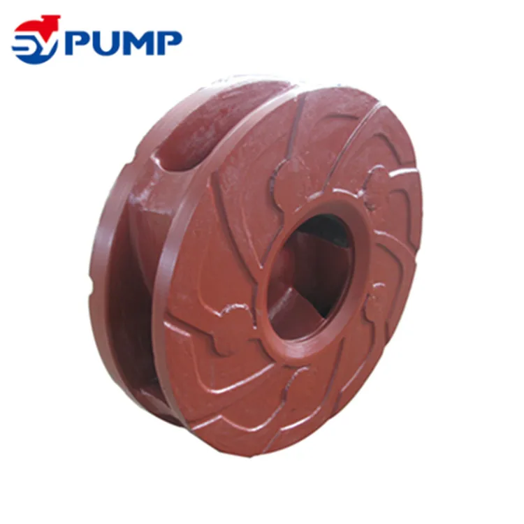 
Rubber high-chrome alloy stainless steel pump impeller price list 