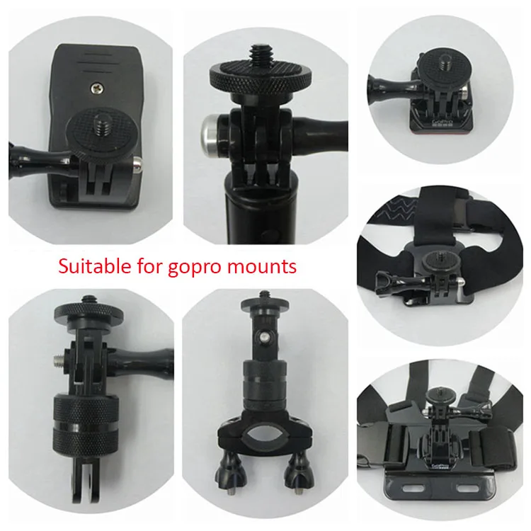 Universal Conversion Tripod Adapter Camera Mount Compatible With Go Pro ...