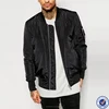 side pockets ribbing cuff mens fashion jacket wholesale round neck zip opening custom bomber jacket