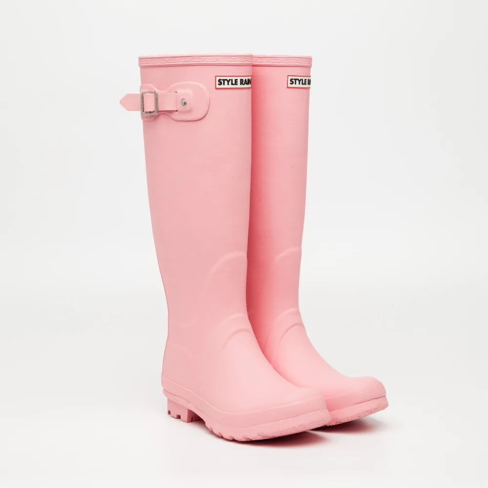 womens pink rain boots