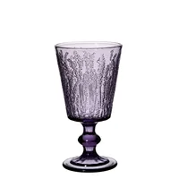 

Samyo new design antique embossed colourful pressed drinking wine glass