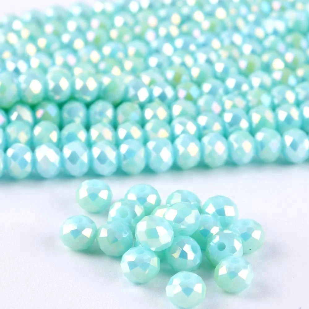 

China Beads Crystal Rondelle 8mm 6mm 4mm 3mm Faceted Beads Normal Jade