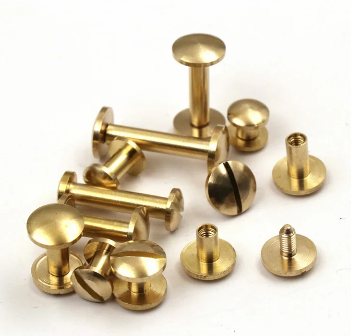 10mm Nickel Plated Brass Chicago Screws For Leather Buy Screw